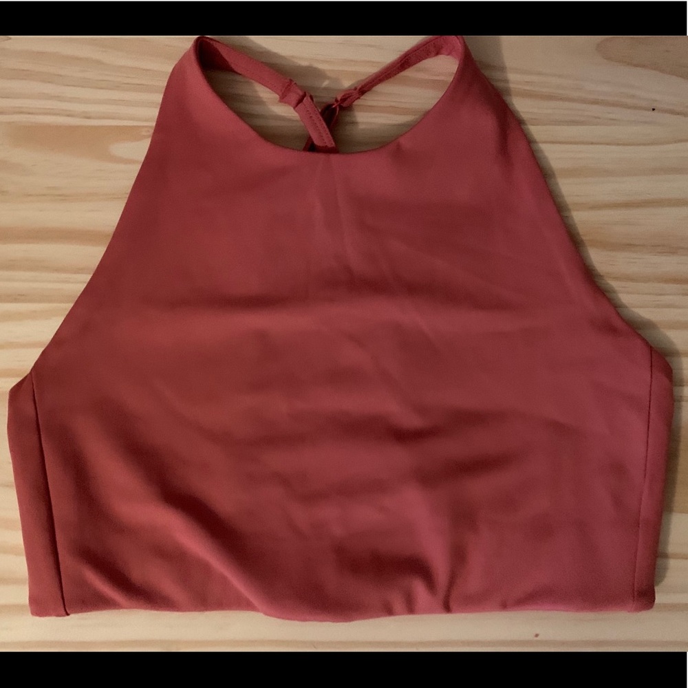 Girlfriend Collective Topanga Bra in Clay Medium